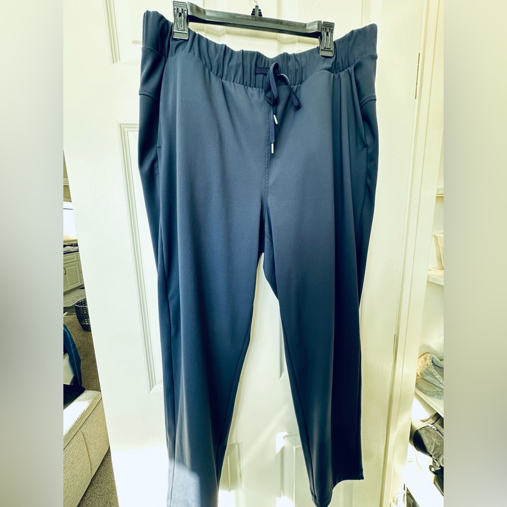 TALBOTS Navy Drawstring Pants XL